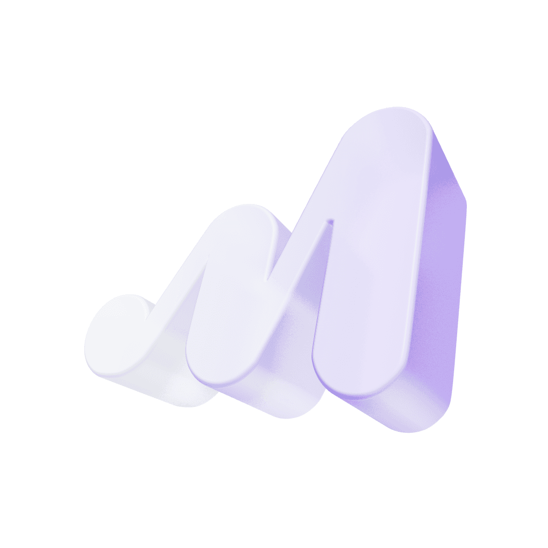 Soft purple Imadi brand artwork